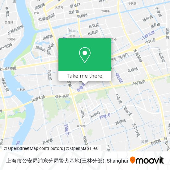 上海市公安局浦东分局警犬基地(三林分部) map