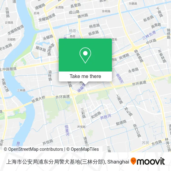 上海市公安局浦东分局警犬基地(三林分部) map