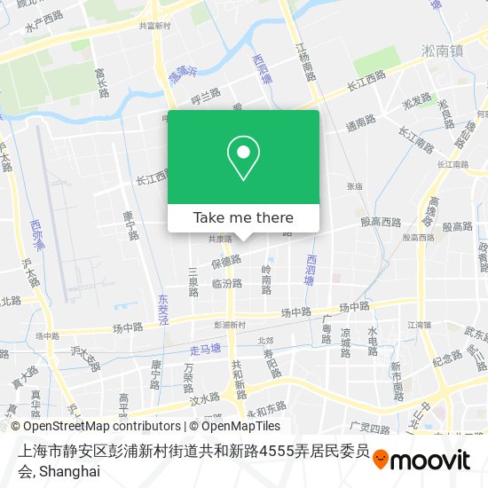 上海市静安区彭浦新村街道共和新路4555弄居民委员会 map