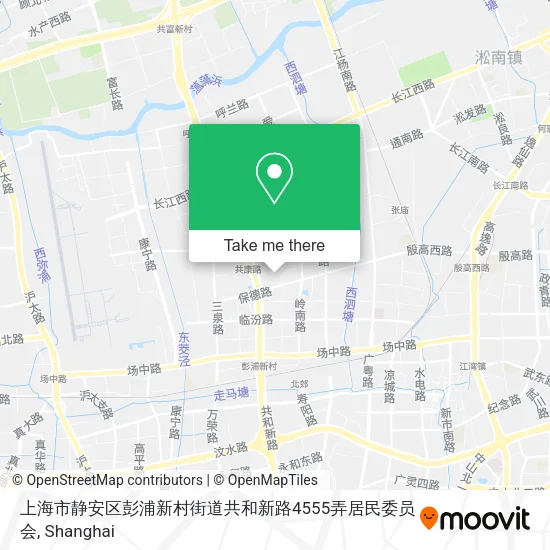 上海市静安区彭浦新村街道共和新路4555弄居民委员会 map