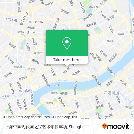 上海中国现代国之宝艺术馆停车场 map