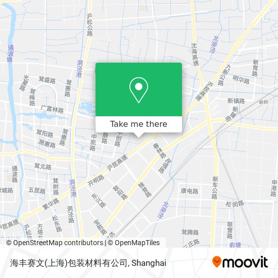 海丰赛文(上海)包装材料有公司 map