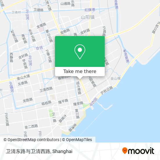 卫清东路与卫清西路 map