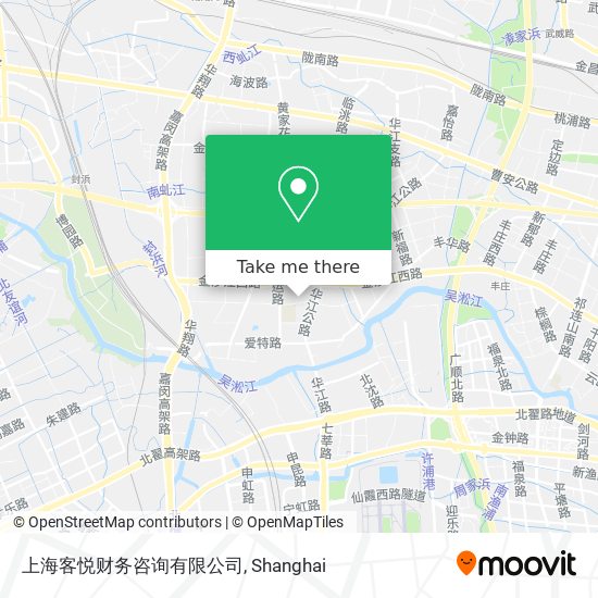 上海客悦财务咨询有限公司 map