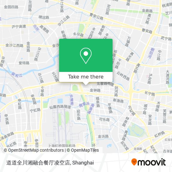 道道全川湘融合餐厅凌空店 map