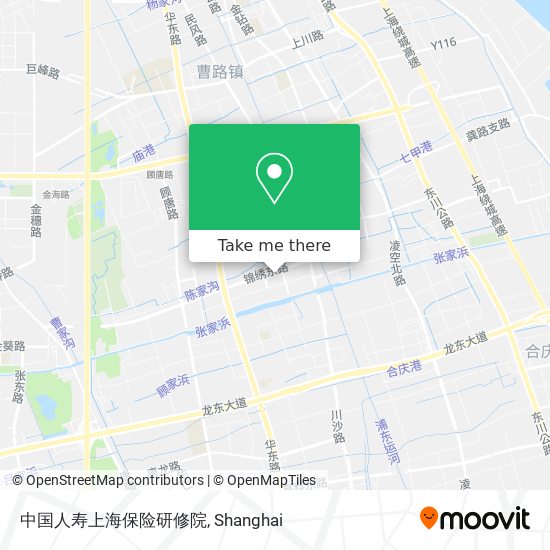 中国人寿上海保险研修院 map