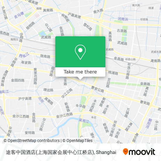 途客中国酒店(上海国家会展中心江桥店) map