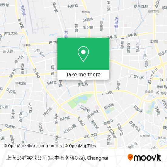 上海彭浦实业公司(巨丰商务楼3西) map