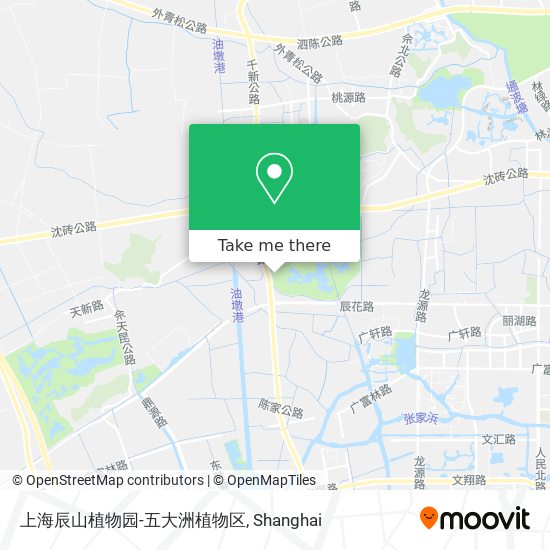 上海辰山植物园-五大洲植物区 map