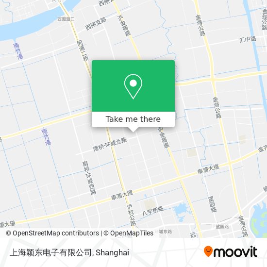 上海颖东电子有限公司 map