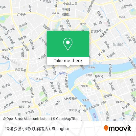 福建沙县小吃(峨眉路店) map