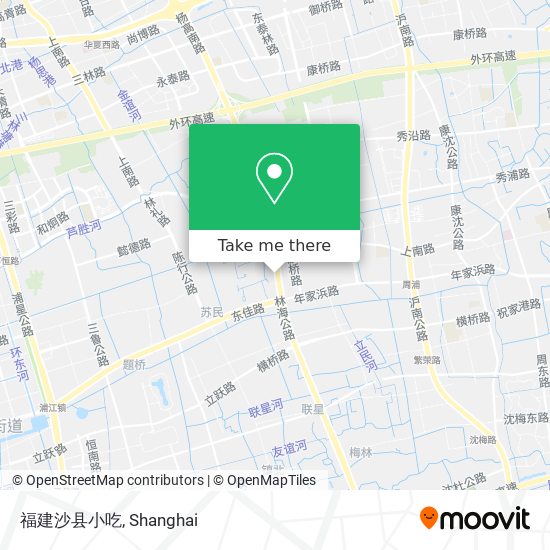 福建沙县小吃 map
