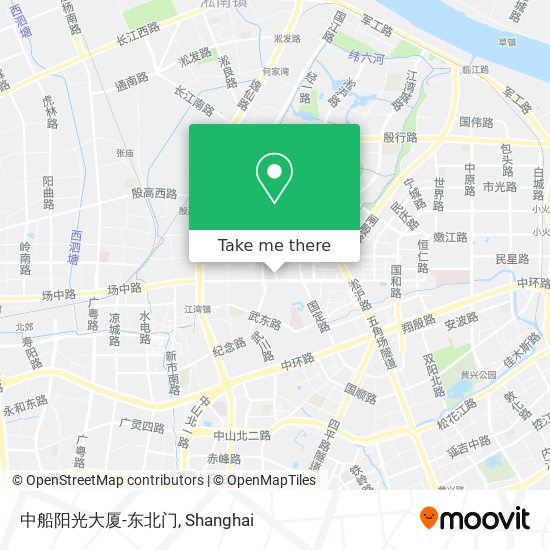 中船阳光大厦-东北门 map