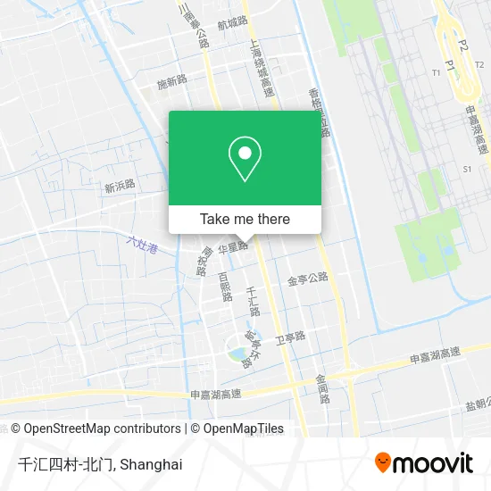 千汇四村-北门 map