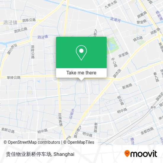 贵佳物业新桥停车场 map