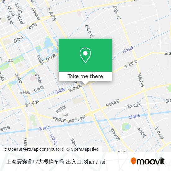 上海寰鑫置业大楼停车场-出入口 map