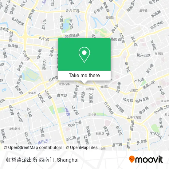 虹桥路派出所-西南门 map