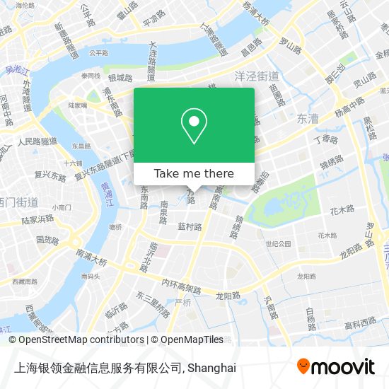 上海银领金融信息服务有限公司 map