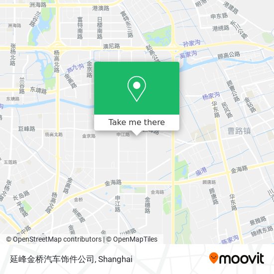 延峰金桥汽车饰件公司 map