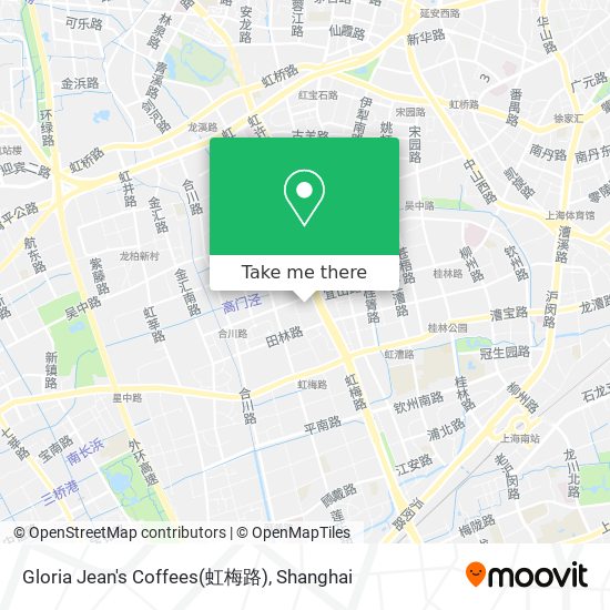 Gloria Jean's Coffees(虹梅路) map