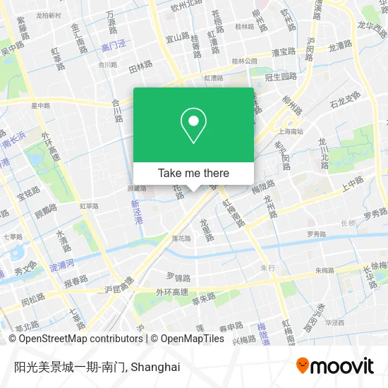 阳光美景城一期-南门 map