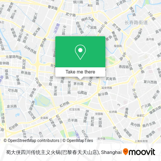 蜀大侠四川传统主义火锅(巴黎春天天山店) map