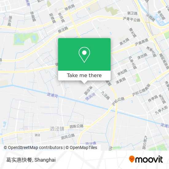 葛实惠快餐 map