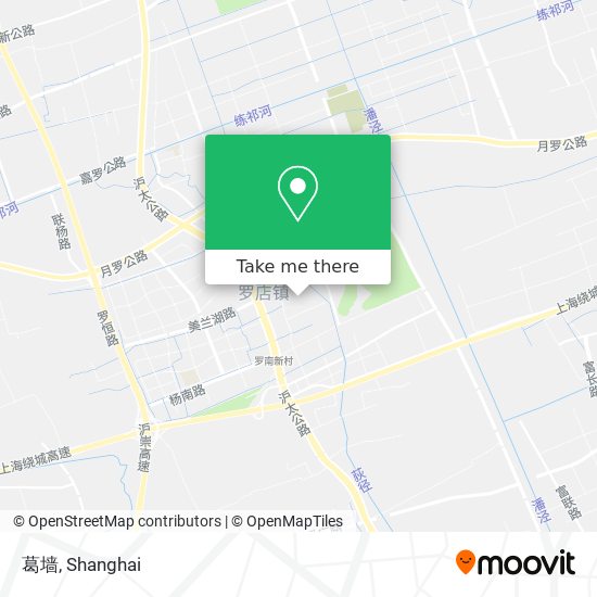 葛墙 map