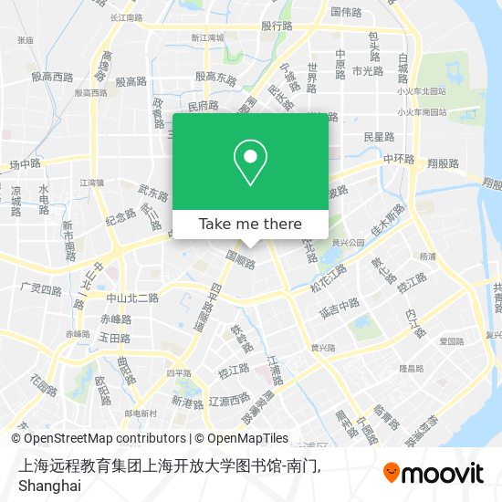 上海远程教育集团上海开放大学图书馆-南门 map