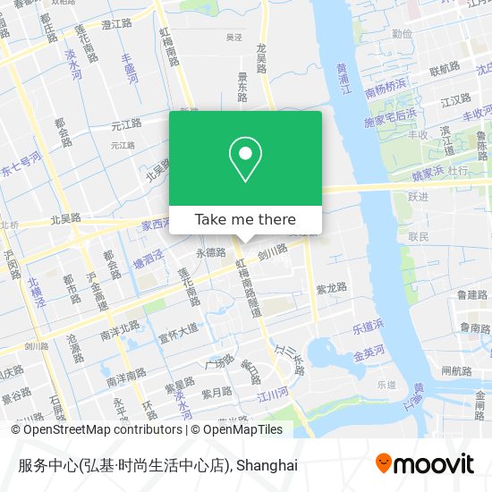 服务中心(弘基·时尚生活中心店) map