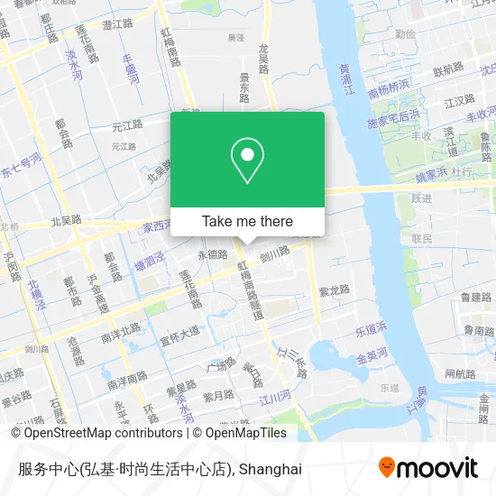 服务中心(弘基·时尚生活中心店) map