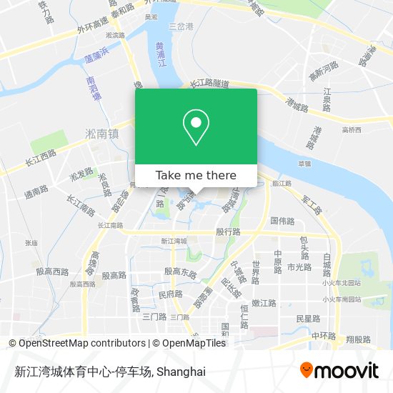 新江湾城体育中心-停车场 map