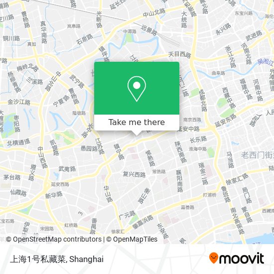 上海1号私藏菜 map
