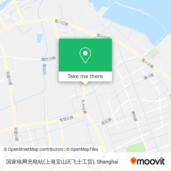 国家电网充电站(上海宝山区飞士工贸) map