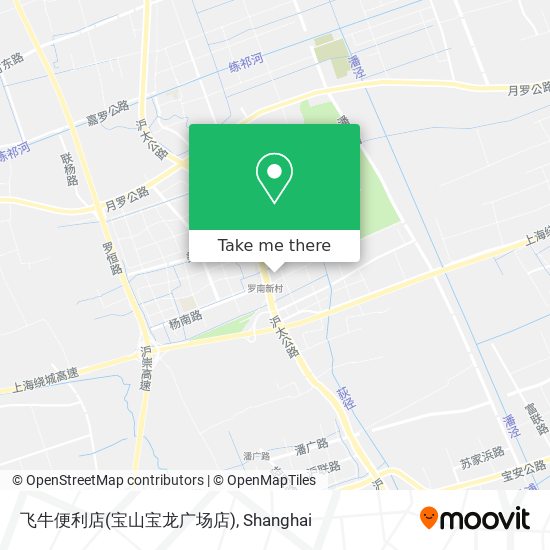 飞牛便利店(宝山宝龙广场店) map