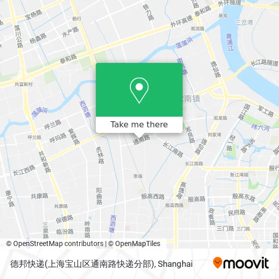 德邦快递(上海宝山区通南路快递分部) map