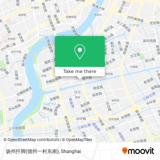 扬州扦脚(德州一村东南) map