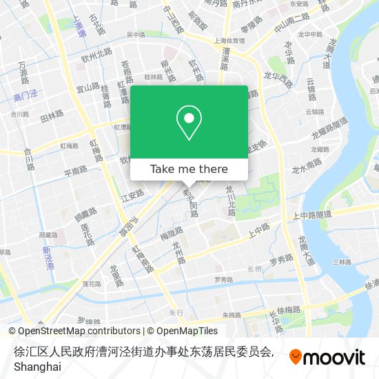 徐汇区人民政府漕河泾街道办事处东荡居民委员会 map