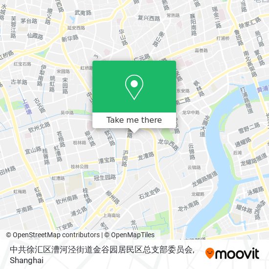 中共徐汇区漕河泾街道金谷园居民区总支部委员会 map