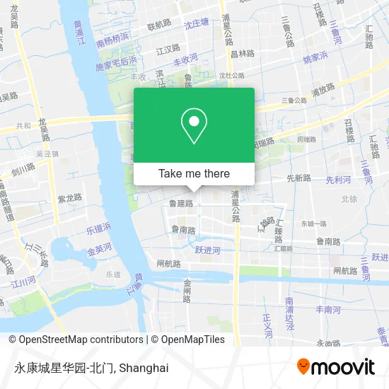 永康城星华园-北门 map