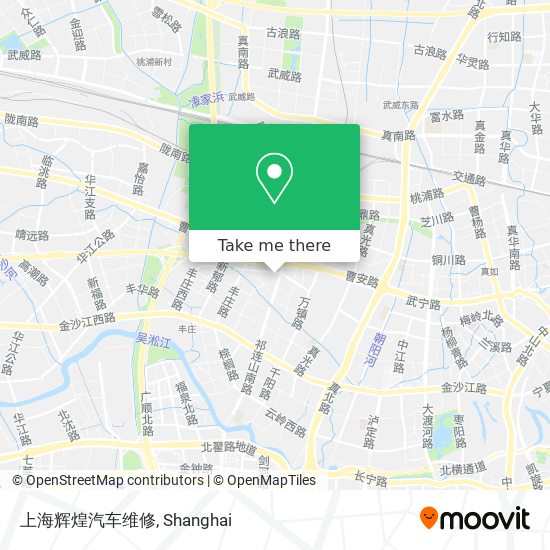 上海辉煌汽车维修 map