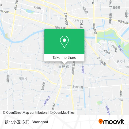 镇北小区-东门 map