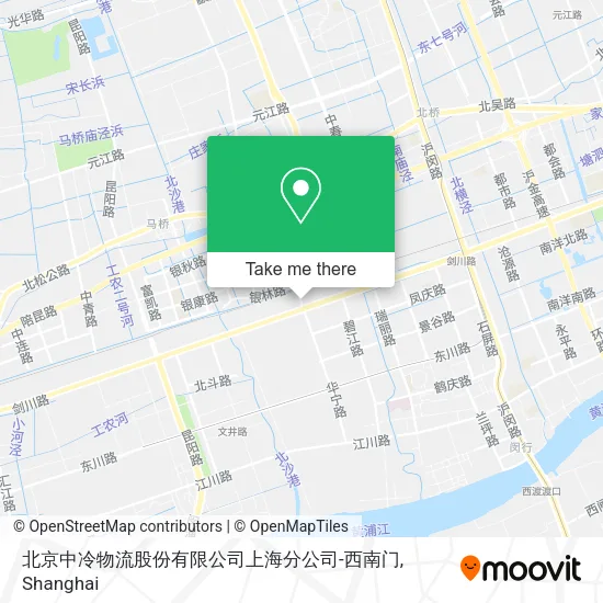 北京中冷物流股份有限公司上海分公司-西南门 map