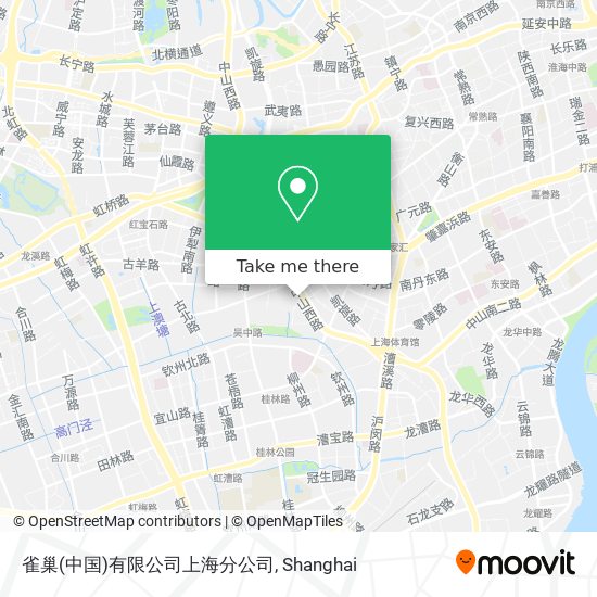 雀巢(中国)有限公司上海分公司 map