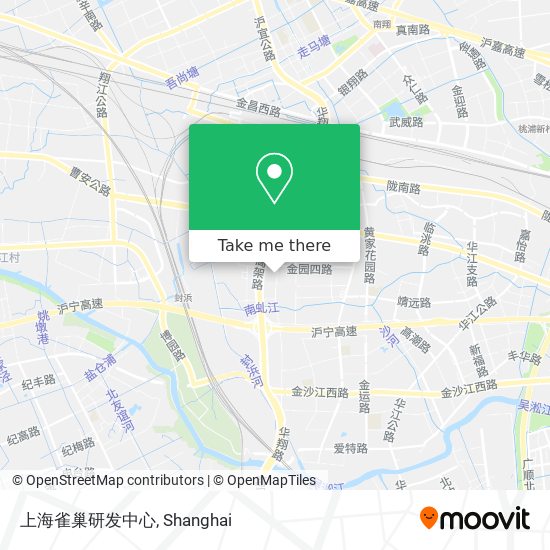 上海雀巢研发中心 map