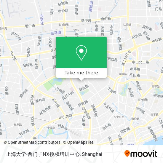 上海大学-西门子NX授权培训中心 map