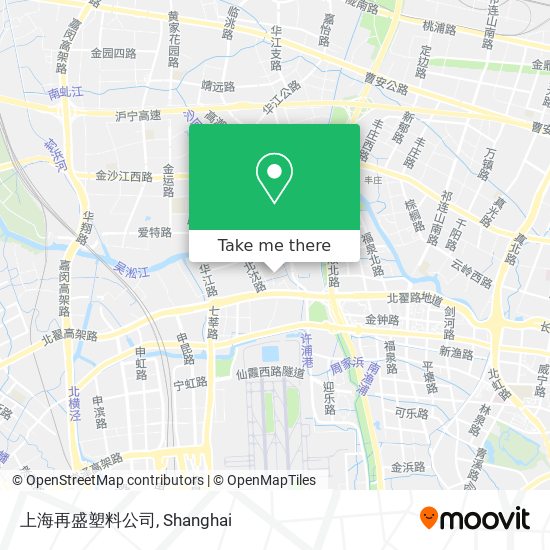 上海再盛塑料公司 map