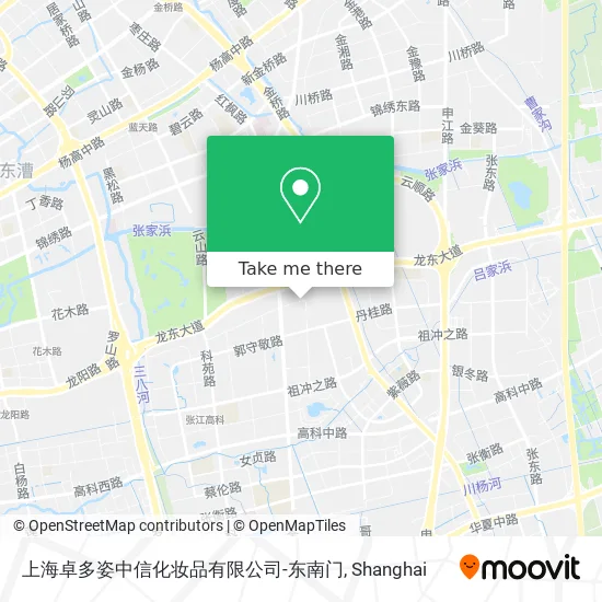 上海卓多姿中信化妆品有限公司-东南门 map