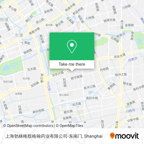 上海勃林格殷格翰药业有限公司-东南门 map