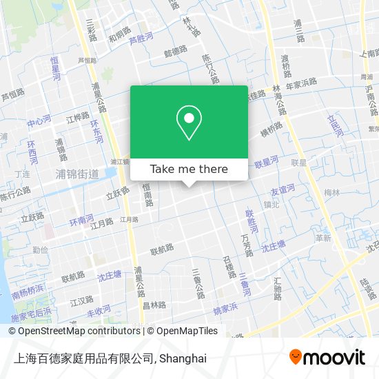 上海百德家庭用品有限公司 map